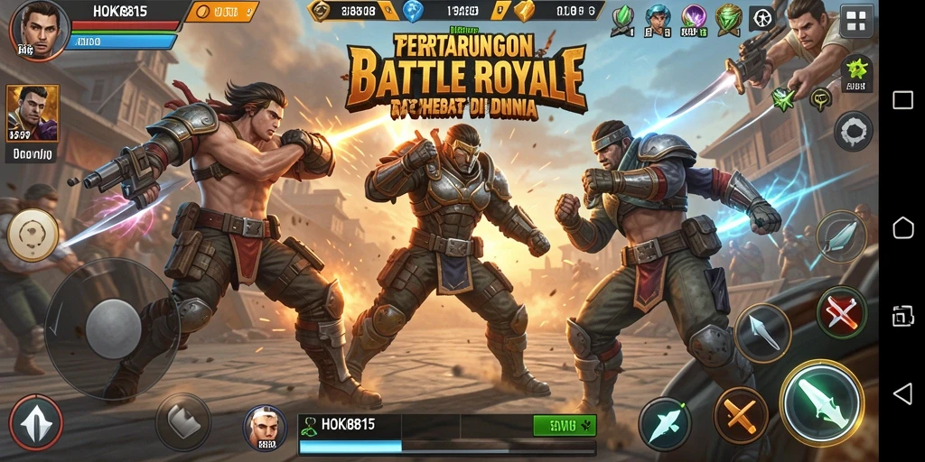 Tampilan gameplay seru dan mendebarkan di HOKI8815.