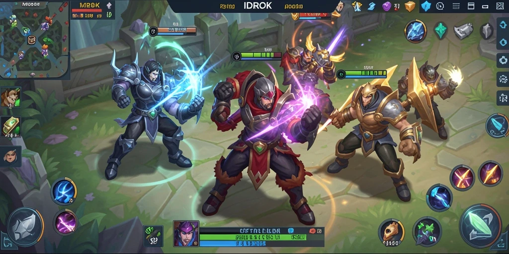Gameplay seru dan strategi yang menantang dalam IDROK.