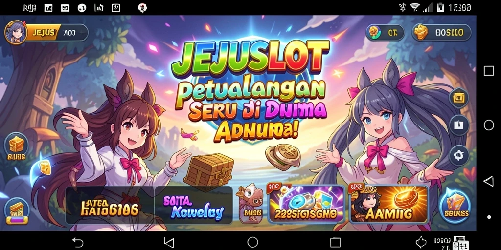 Gameplay seru dalam JEJUSLOT menampilkan karakter Anime favorit.