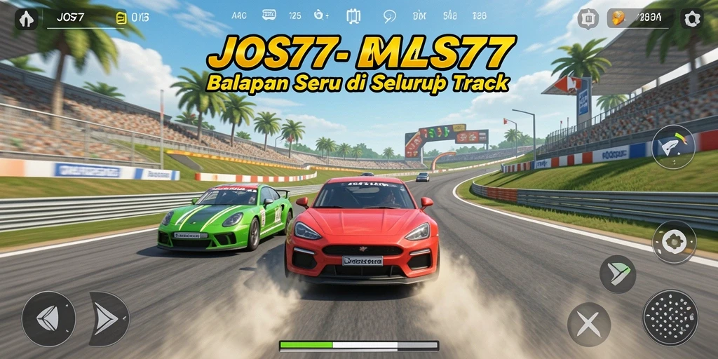 Gameplay JOS77 menampilkan serunya balapan mobil dengan grafis dan detail yang luar biasa.