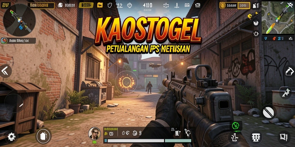 Gameplay KAOSTOGEL menampilkan aksi menembak yang mendebarkan dan grafis mengagumkan.