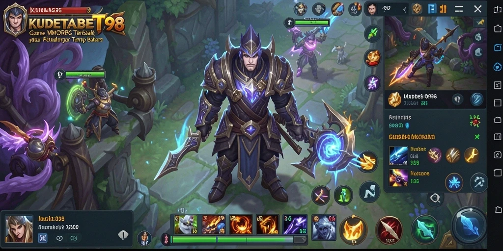 Tangkapan layar menampilkan gameplay memukau dari KUDETABET98.