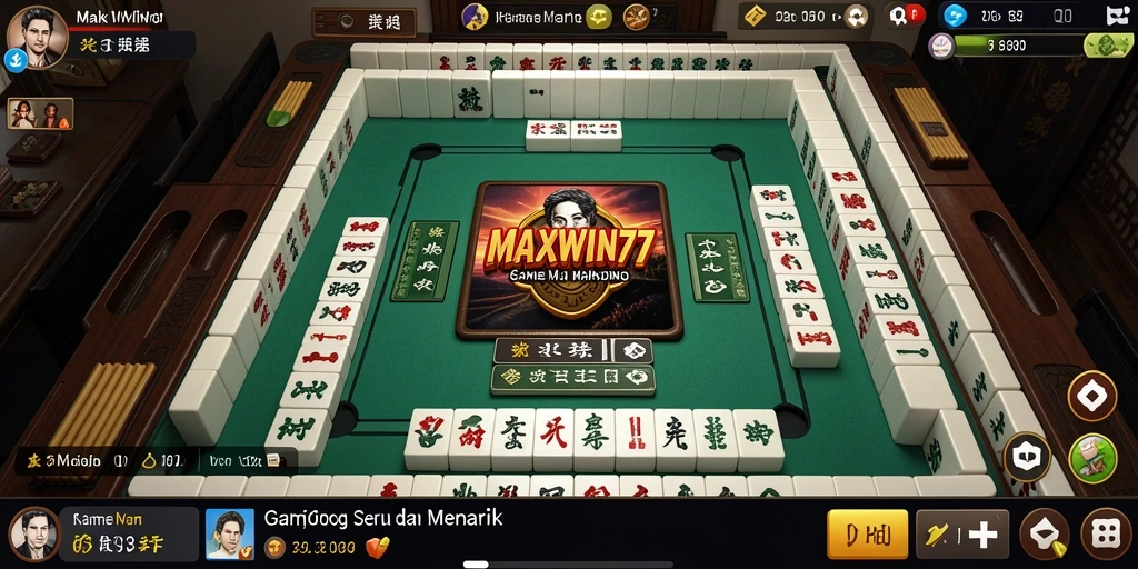Gameplay Mahjong yang seru dan menarik di MAXWIN77.