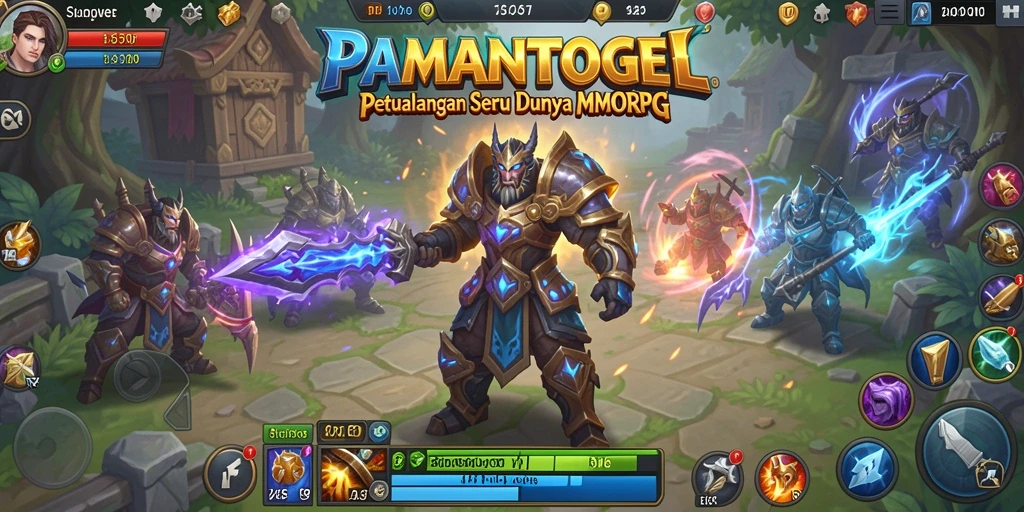 Tangkapan layar PAMANTOGEL menunjukkan aksi pertempuran yang mendebarkan.
