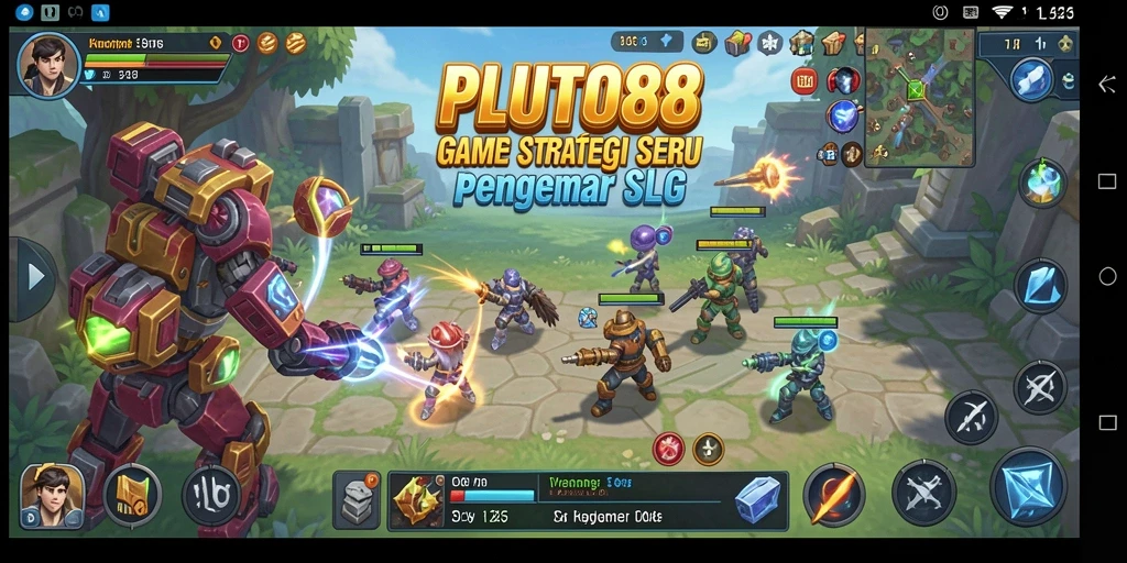 Tampilan gameplay seru dan strategis dari PLUTO88.