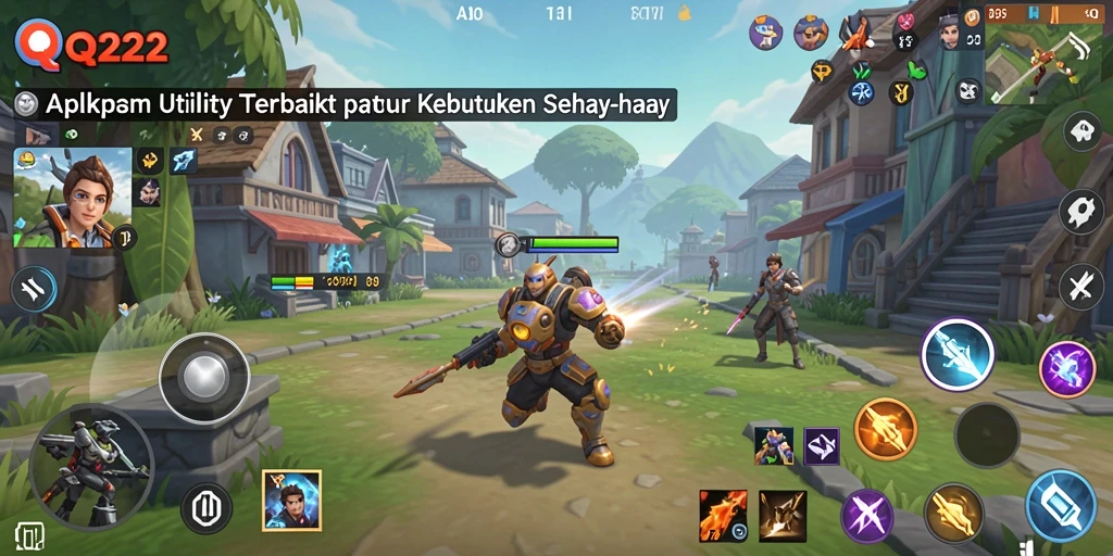 Tampilan antarmuka QQ222 yang user-friendly dan informasi terorganisir.