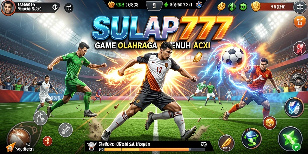 Tampilan menarik gameplay SULAP777 dalam pertandingan olahraga.