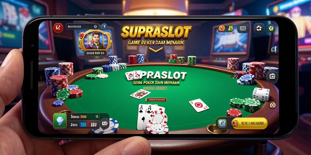 Gameplay poker menarik yang ditampilkan dalam SUPRASLOT.
