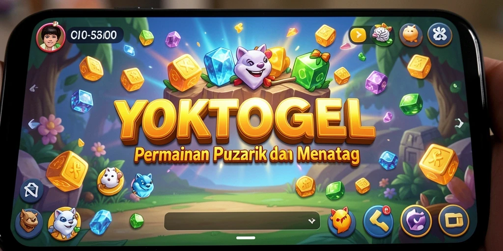 Screenshot gameplay YOKTOGEL yang menunjukkan puzzle menarik dan menantang.